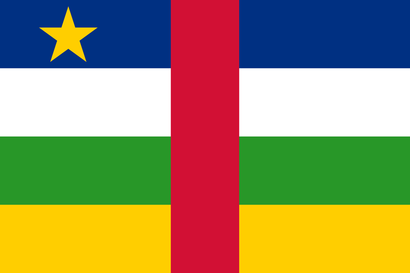 Bandera de la República Centroafricana 2