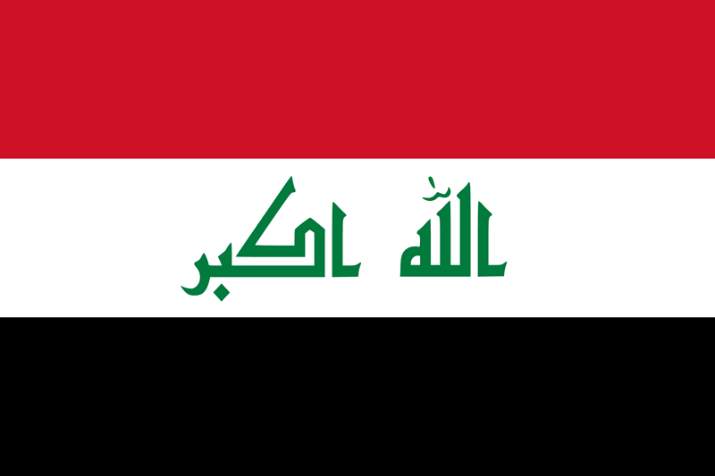 Bandera del Iraq