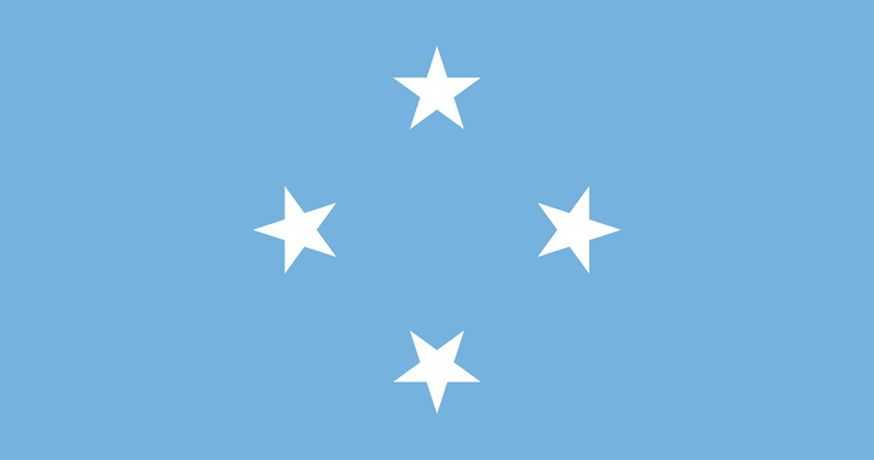 Bandera de los Estados Federados de Micronesia