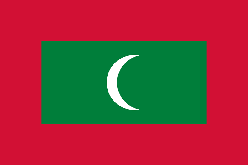 Bandera de las Maldivas 2