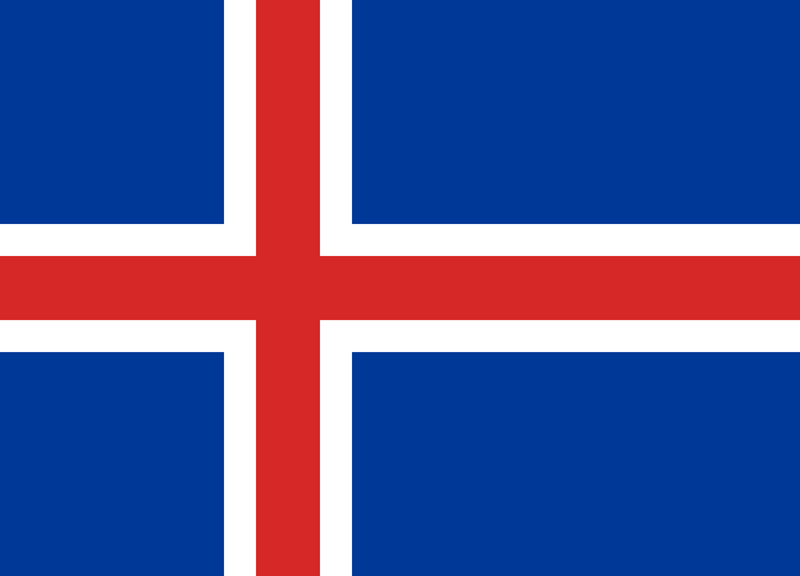 Bandera de Islandia 3