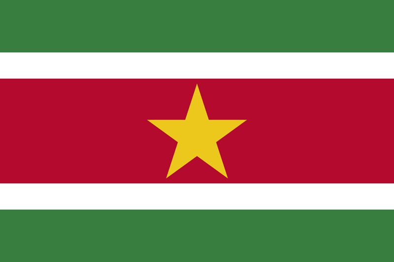 Bandera de Surinam 2