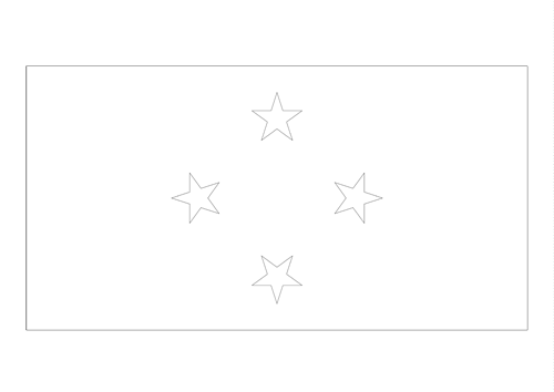 Bandera de los Estados Federados de Micronesia 4