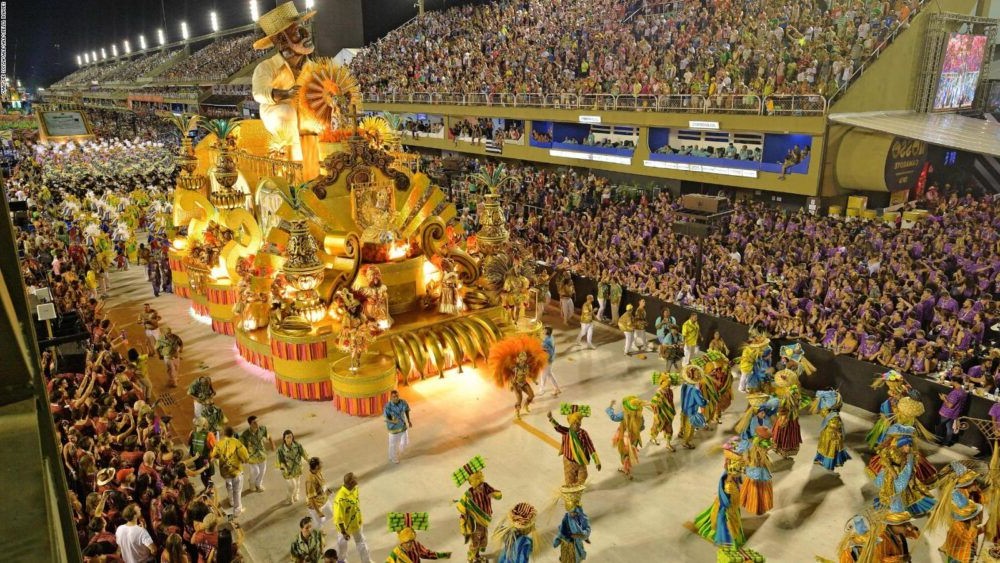 Vista del Carnaval de Río de Janeiro