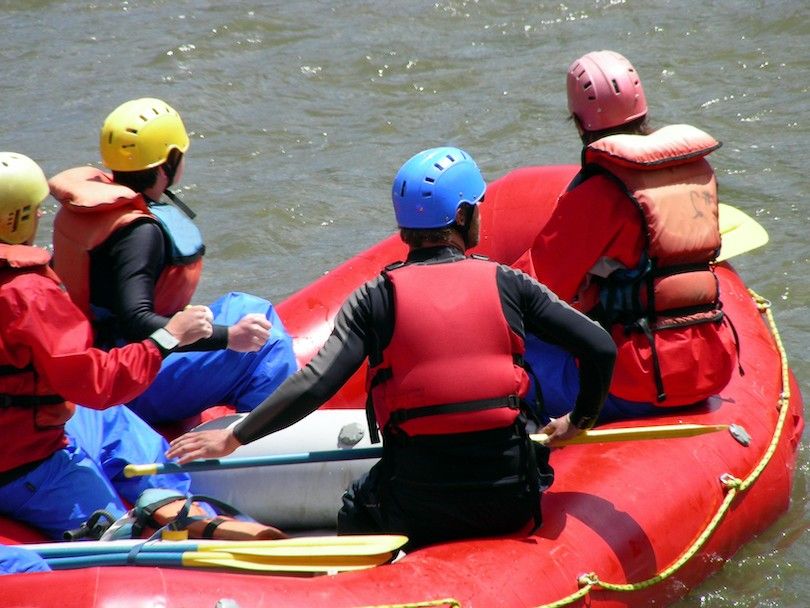 Rafting en el río Animas