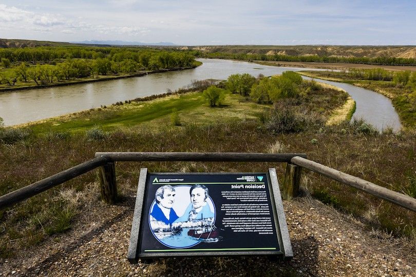 Descansos Parte Alta Del Río Missouri Nsp Monumento Nacional