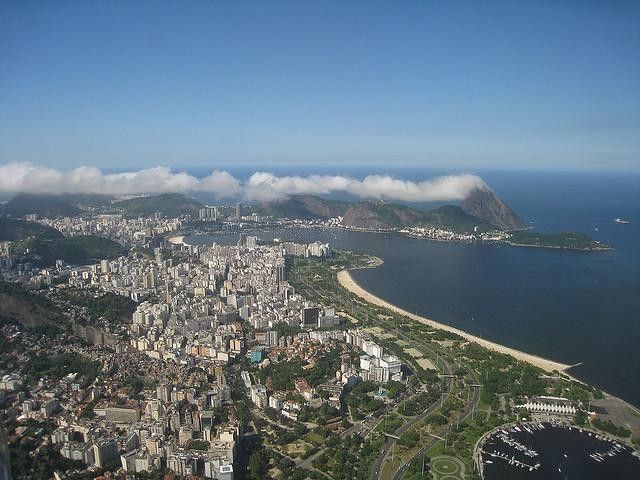 rio from the plane