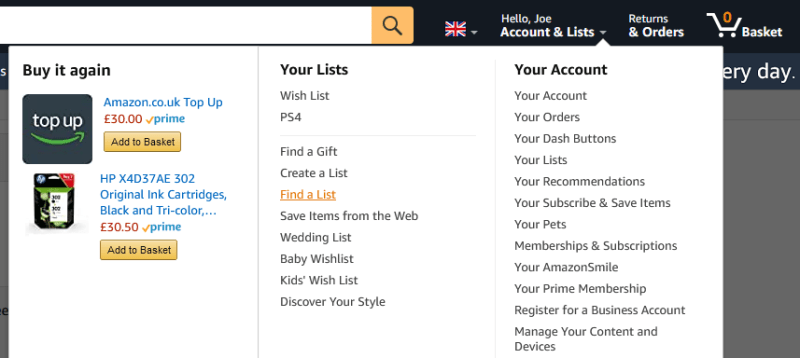 11 Consejos de Amazon para las compras navideñas que le ahorrarán tiempo (y dinero) 4 Lista de amazon