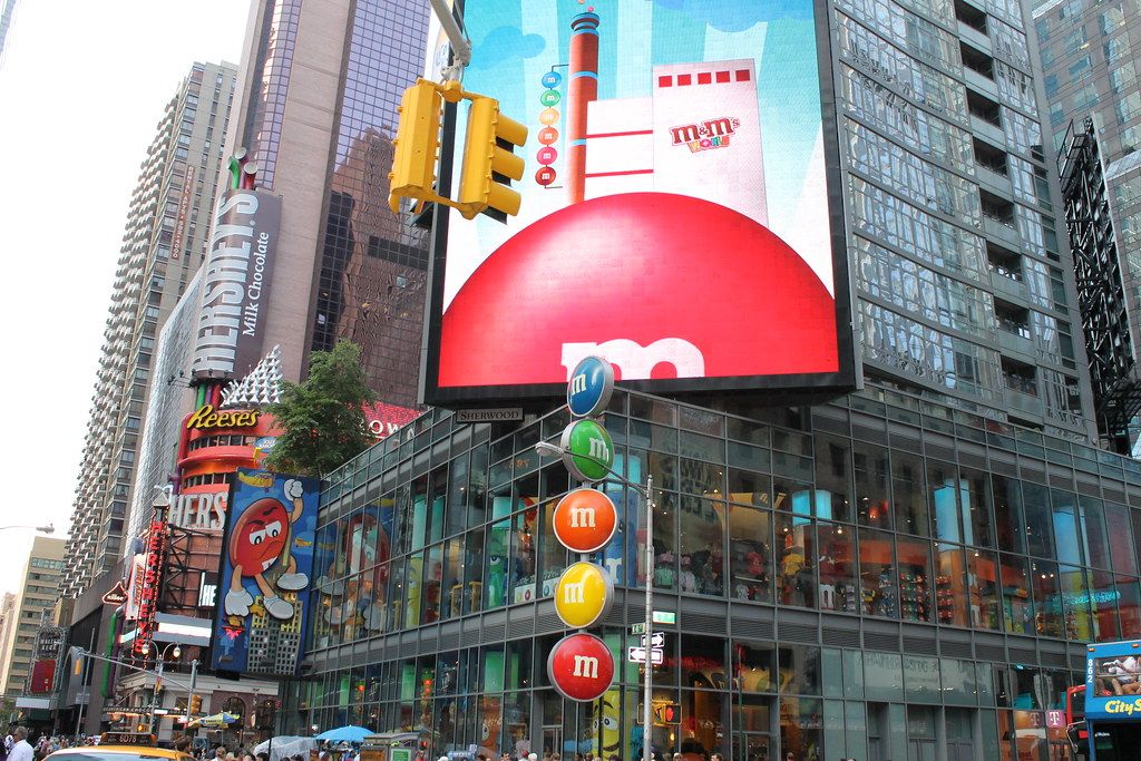 M&M's World Times Square NYC