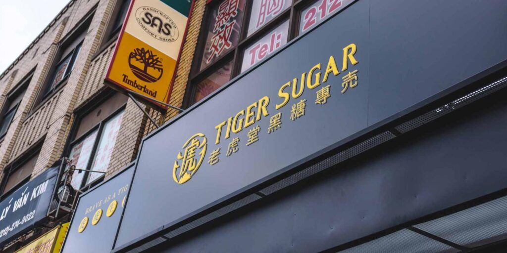 Tiger Sugar en Chinatown NYC 1 Tiger Sugar en NYC