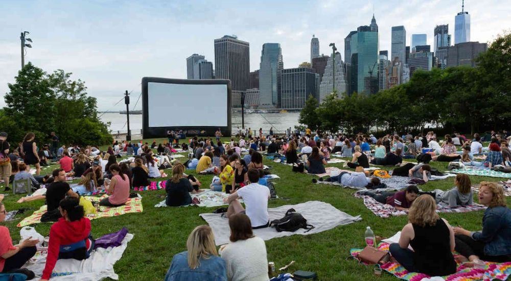 Cosas que hacer en Nueva York en agosto 6 Cine Brooklyn Bridge Park