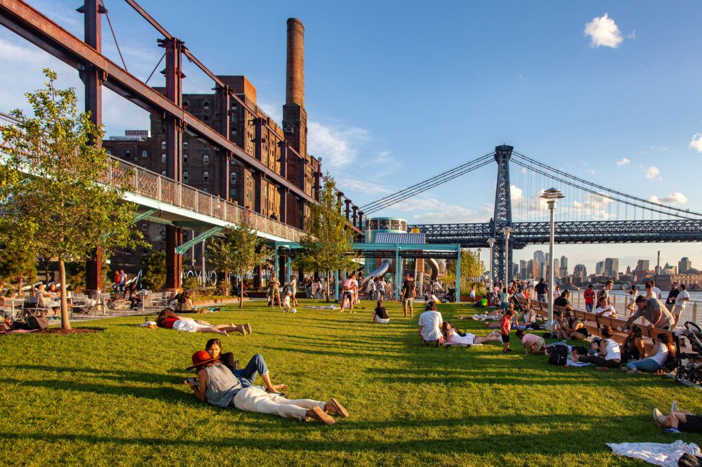 Domino Park en Williamsburg, Brooklyn 1 Domino Park en Williamsburg