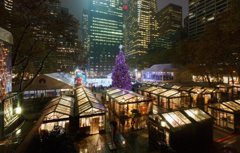 El Winter Village En Bryant Park - Planifica Tu Viaje