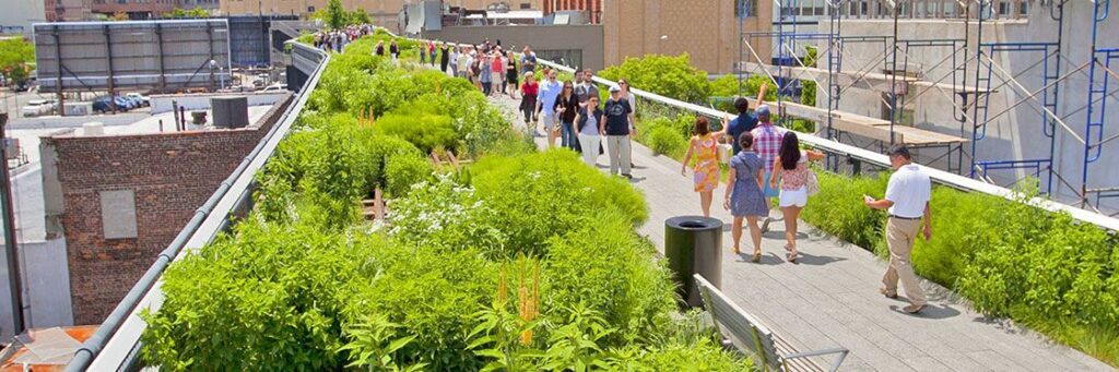El parque High Line en Nueva York