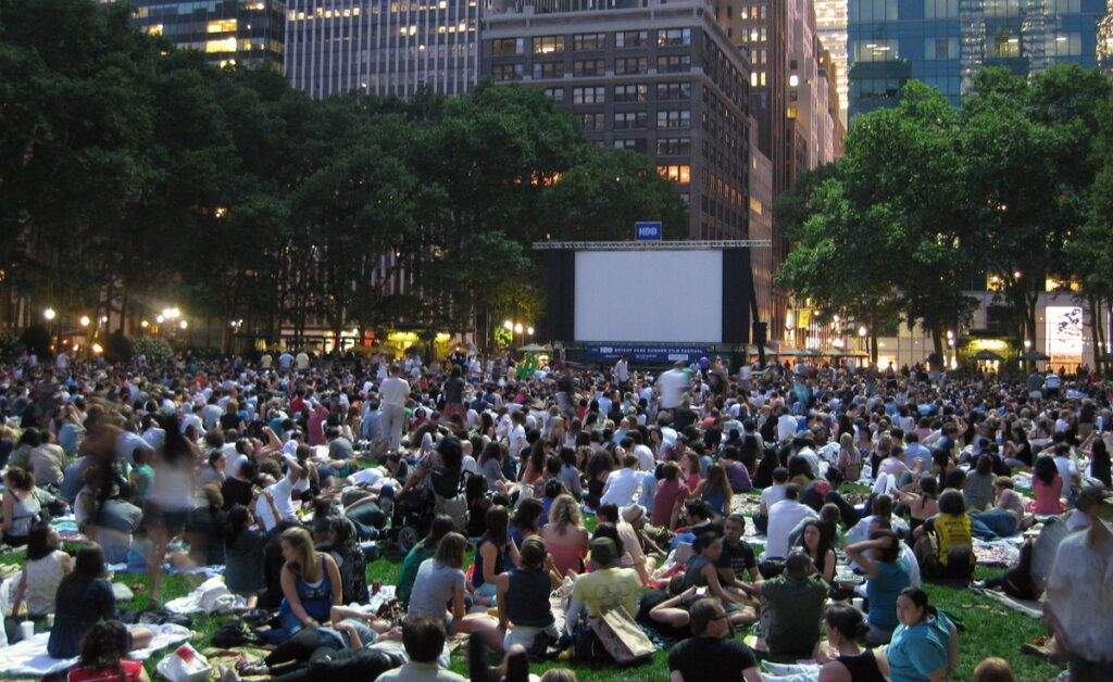 Cosas que hacer en Nueva York en agosto 4 Festival de cine de Bryant Park