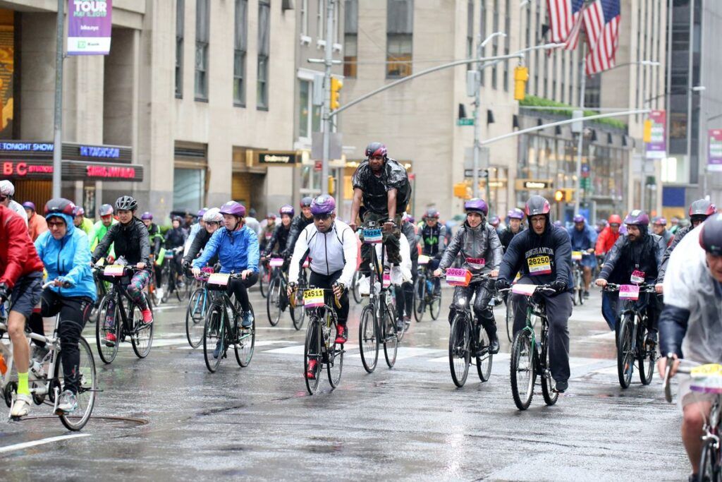 Cosas que hacer en Nueva York en agosto 18 Five Boro Bike Tour