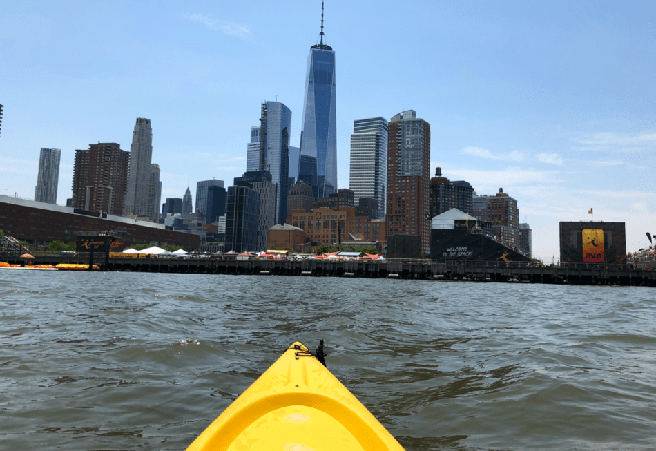 Kayak gratis en el río Hudson y el East River