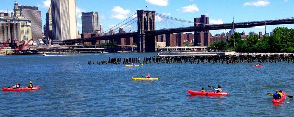 Kayak por el río Hudson y el East River