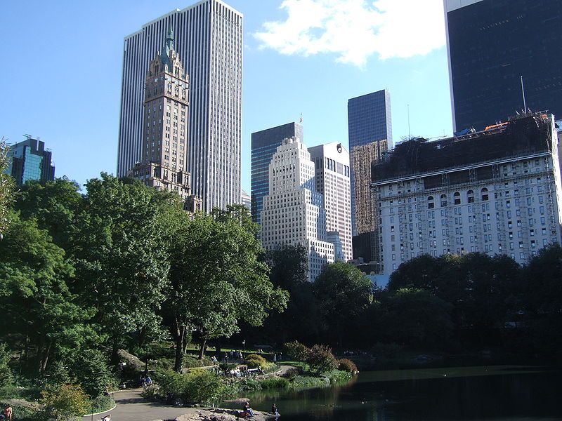 Parque Central en Midtown Manhattan