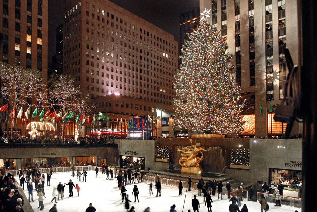 Celebrar las fiestas en Nueva York 3 Patinaje sobre hielo en las navidades de Nueva York