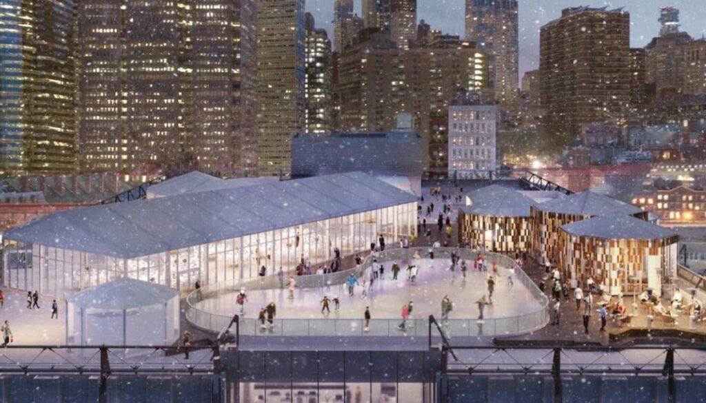 Dónde ir a patinar sobre hielo en Nueva York 4 Pier 17 Ice Skating