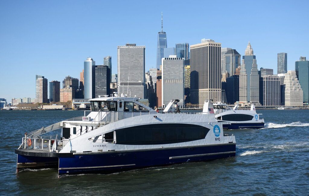 Rutas de ferry de NYC