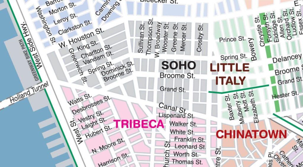 SoHo NY Mapa