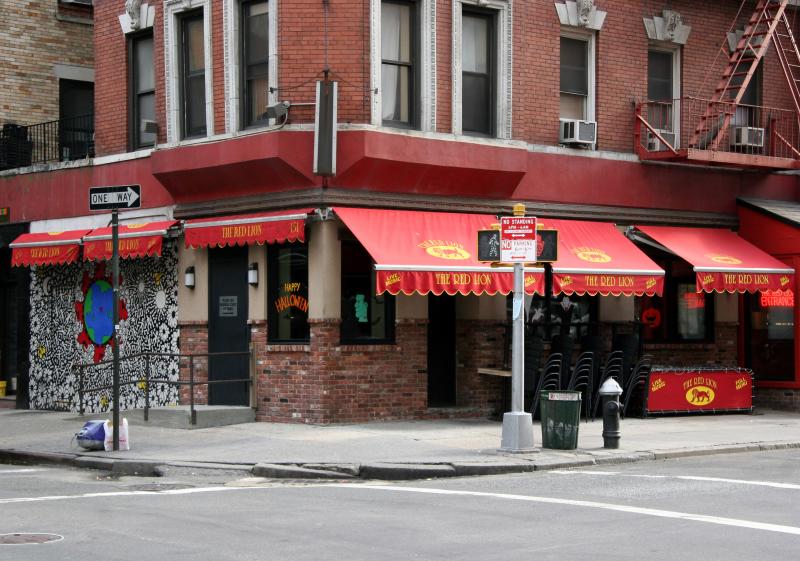 The Red Lion Bar in Greenwich Village