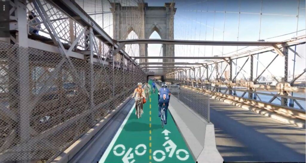bicicleta en Brooklyn Bridge Bike Rental