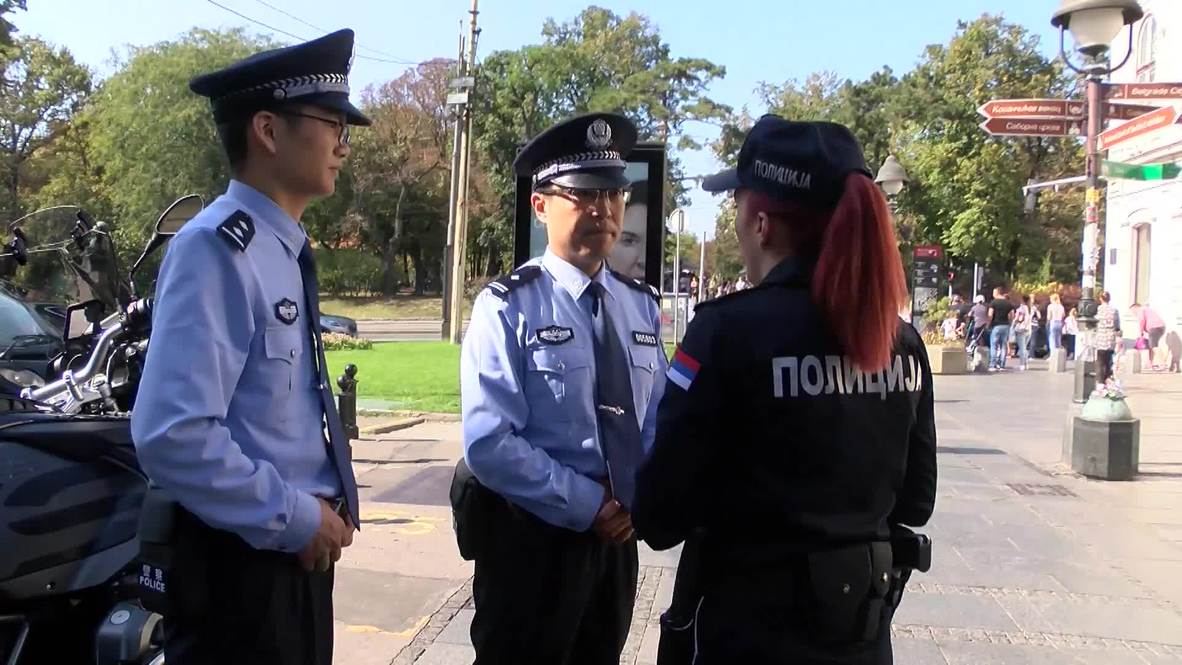 Policias en China