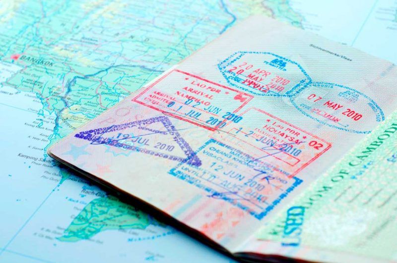 Visado y pasaporte