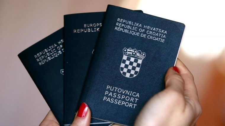 pasaporte para Croacia