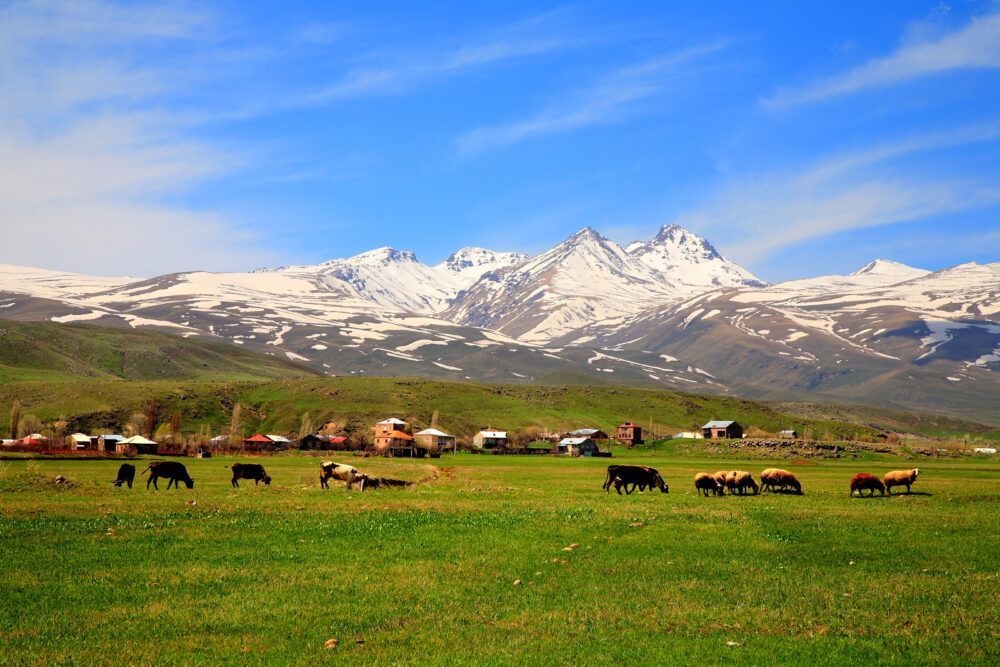 Monte Aragats en Armenia