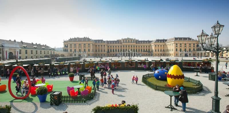 Mercado de Pascua del Palacio de Schonbrunn