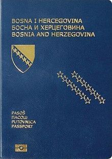 Requisitos de visado y pasaporte para Bosnia y Herzegovina 1