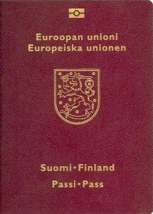pasaporte para Finlandia