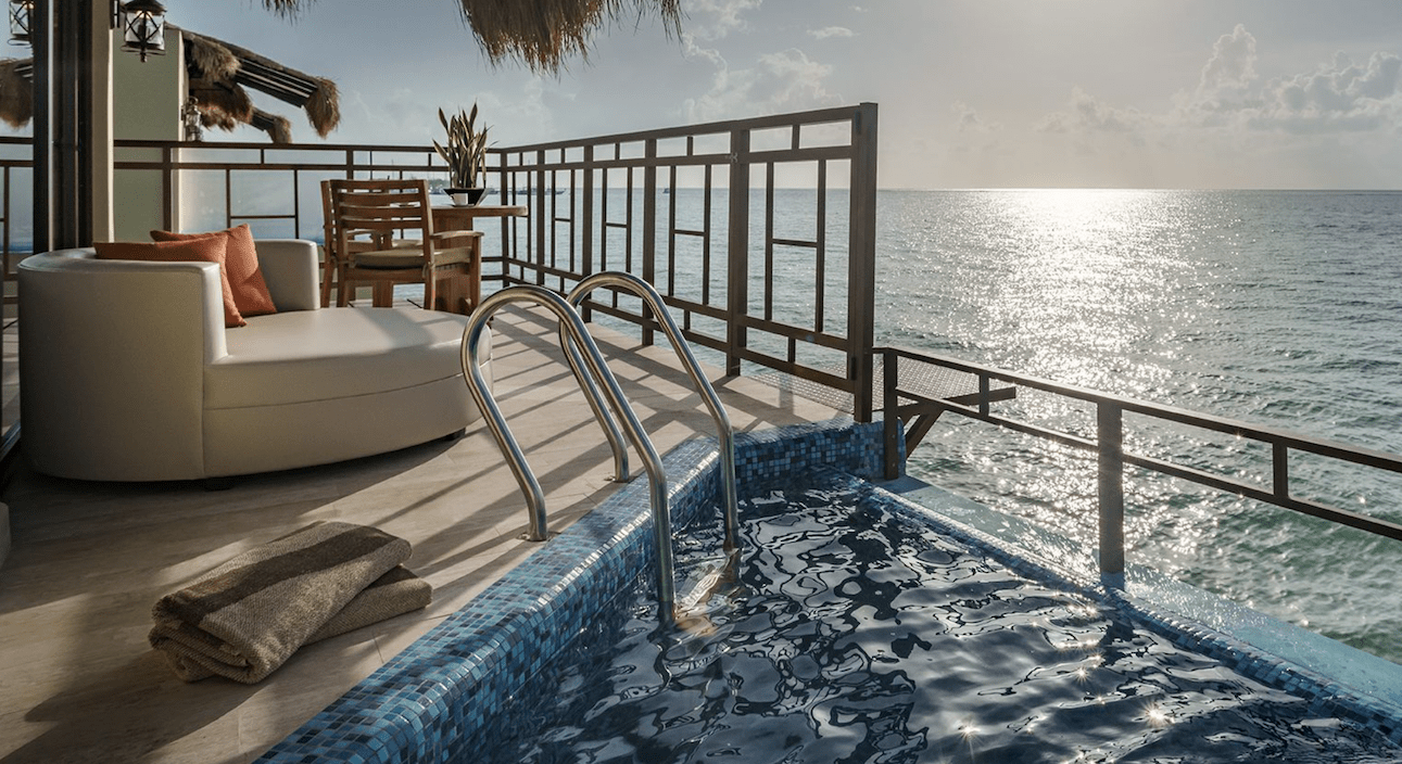 14 bungalows caribeños soñadores sobre agua