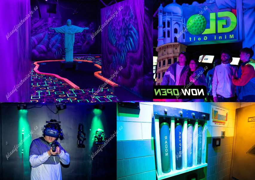 GLO Mini Golf | Escape Rooms | Arcade | Virtual Reality | Gaming de Riverside | Horario, Mapa y entradas