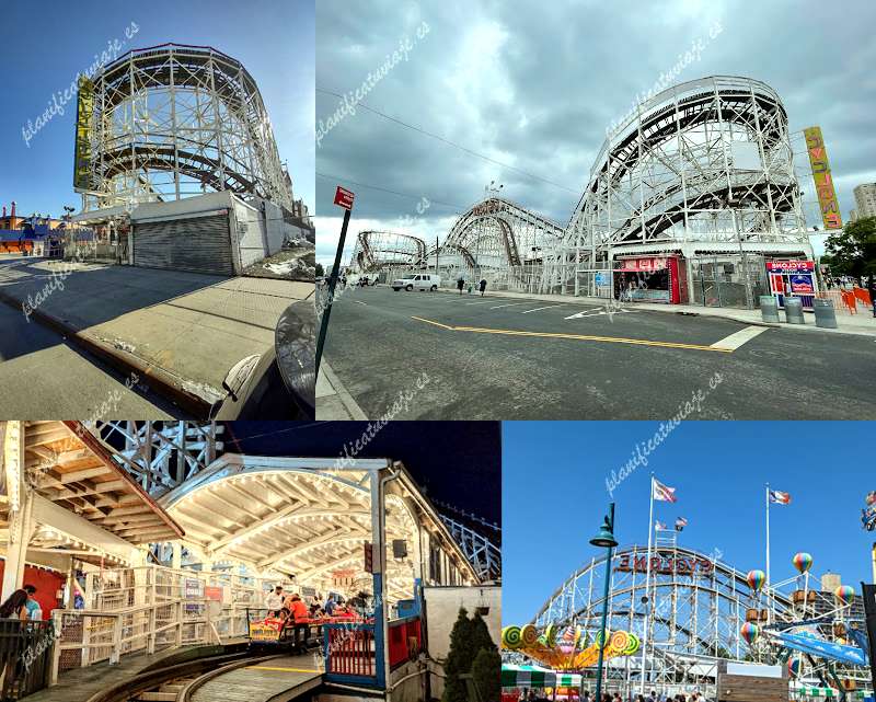 The Cyclone Roller Coaster Coney Island NY de Brooklyn | Horario, Mapa y entradas