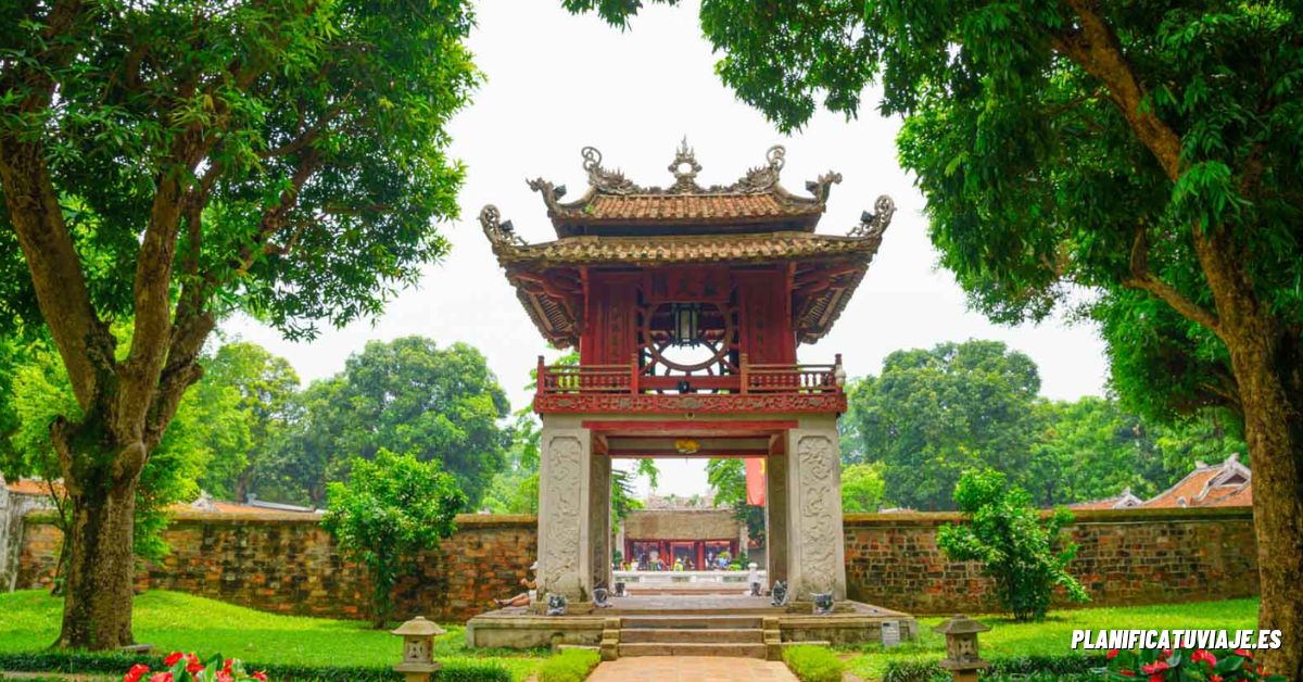 Templo de la Literatura en Hanoi