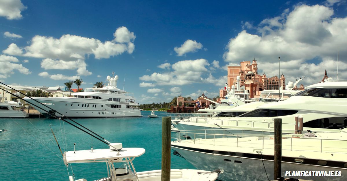 Paseo en barco, Bahamas