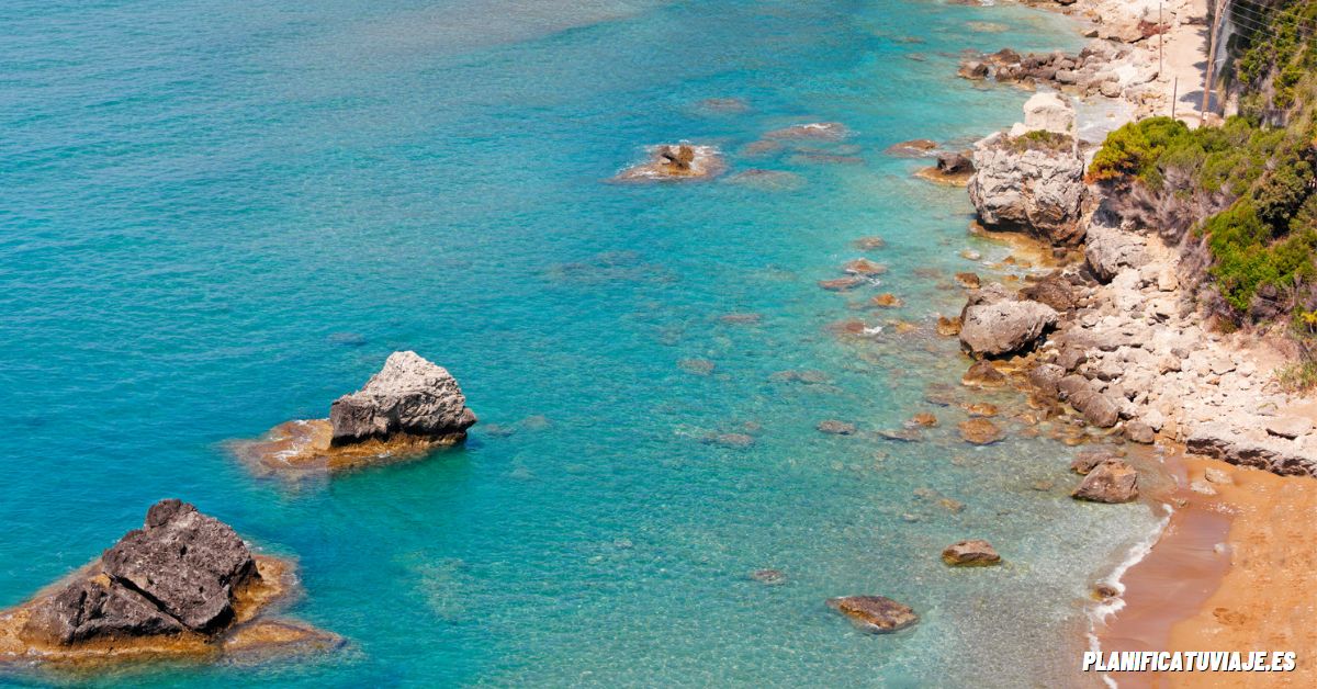 Guía de viaje de la playa de Agios Gordios 1