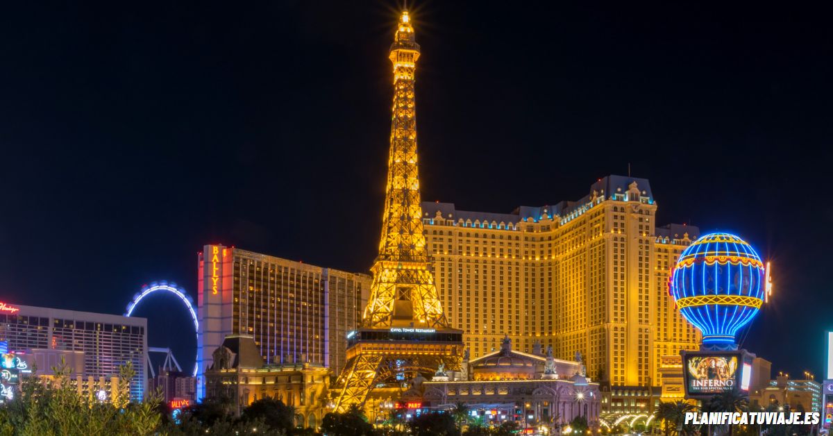 Torre Eiffel en el Paris Las Vegas