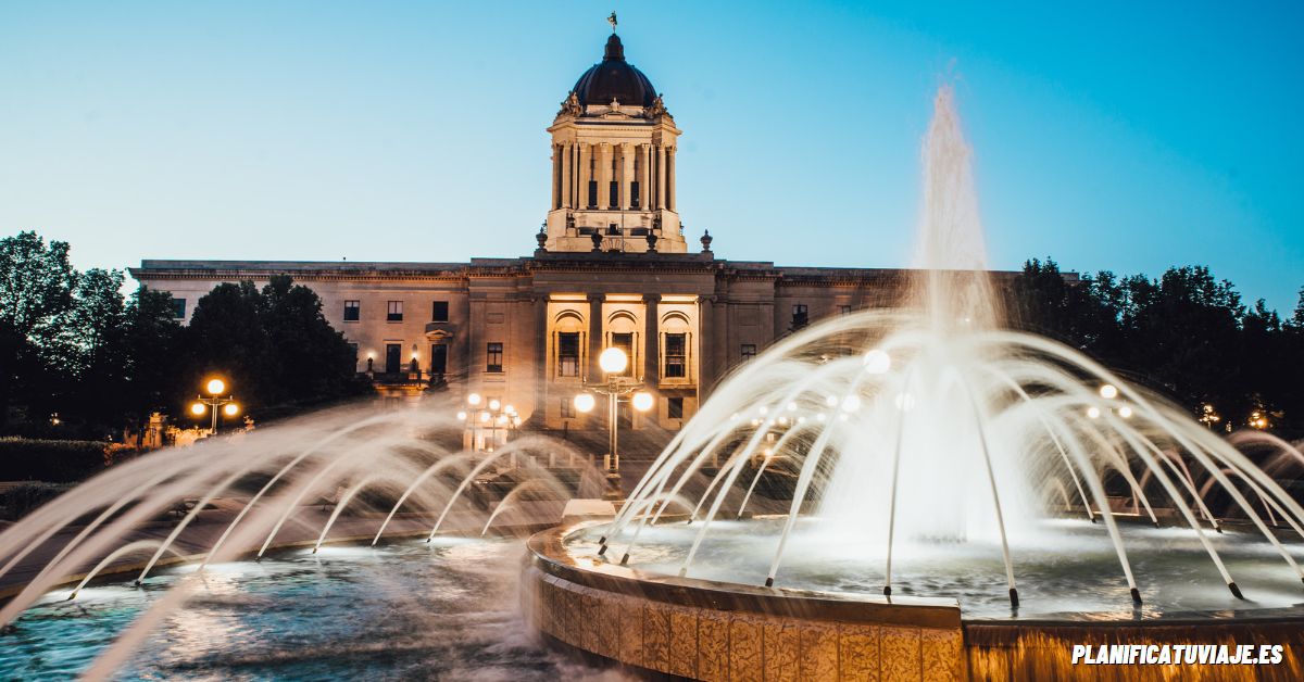edificio legislativo de Manitoba en Winnipeg