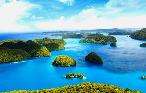 Geografía las Islas del Pacífico de Micronesia