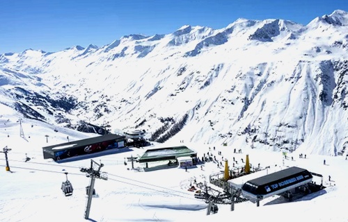 La estación de esquí de Obergurgl