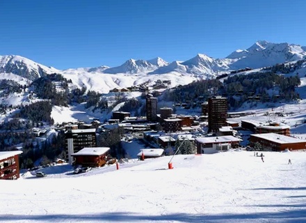 La estación de esquí de La Plagne