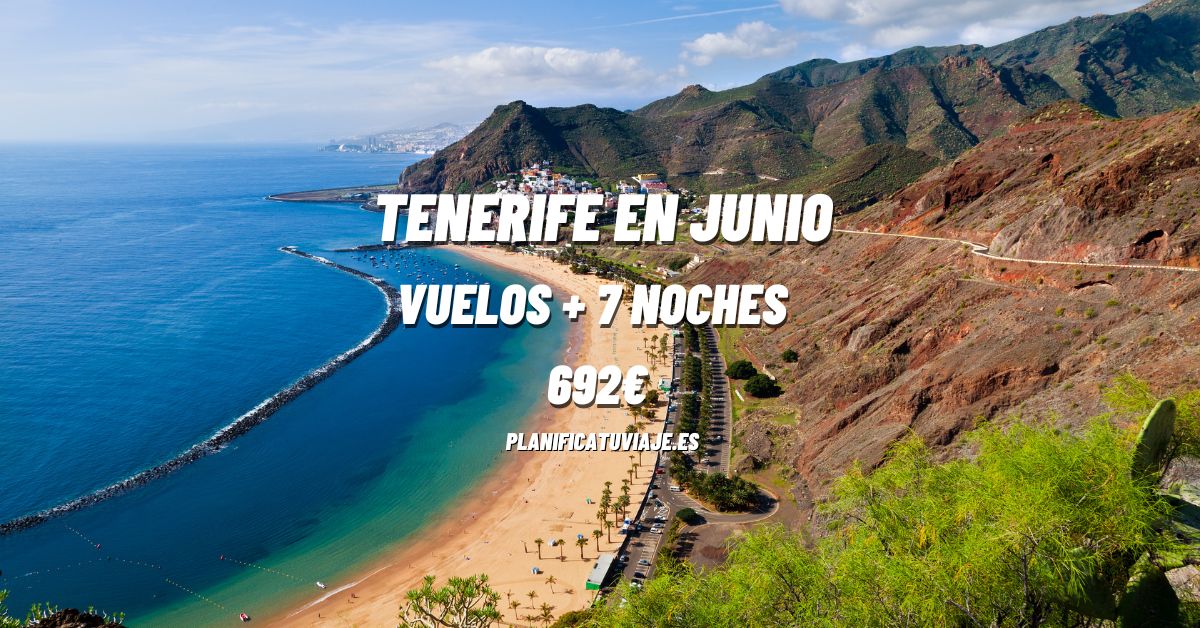 Chollo Tenerife Vuelo + 7 noches Hotel por 692€ 1