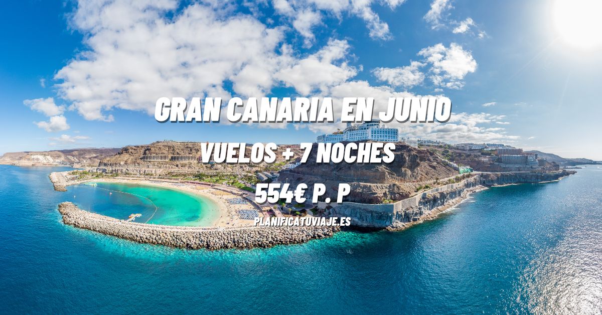 Chollo Gran Canaria: Vuelo + 7 noches Hotel por 554€ 1