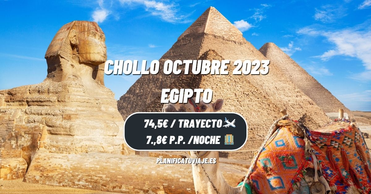 Chollo Octubre 2023 Egipto
